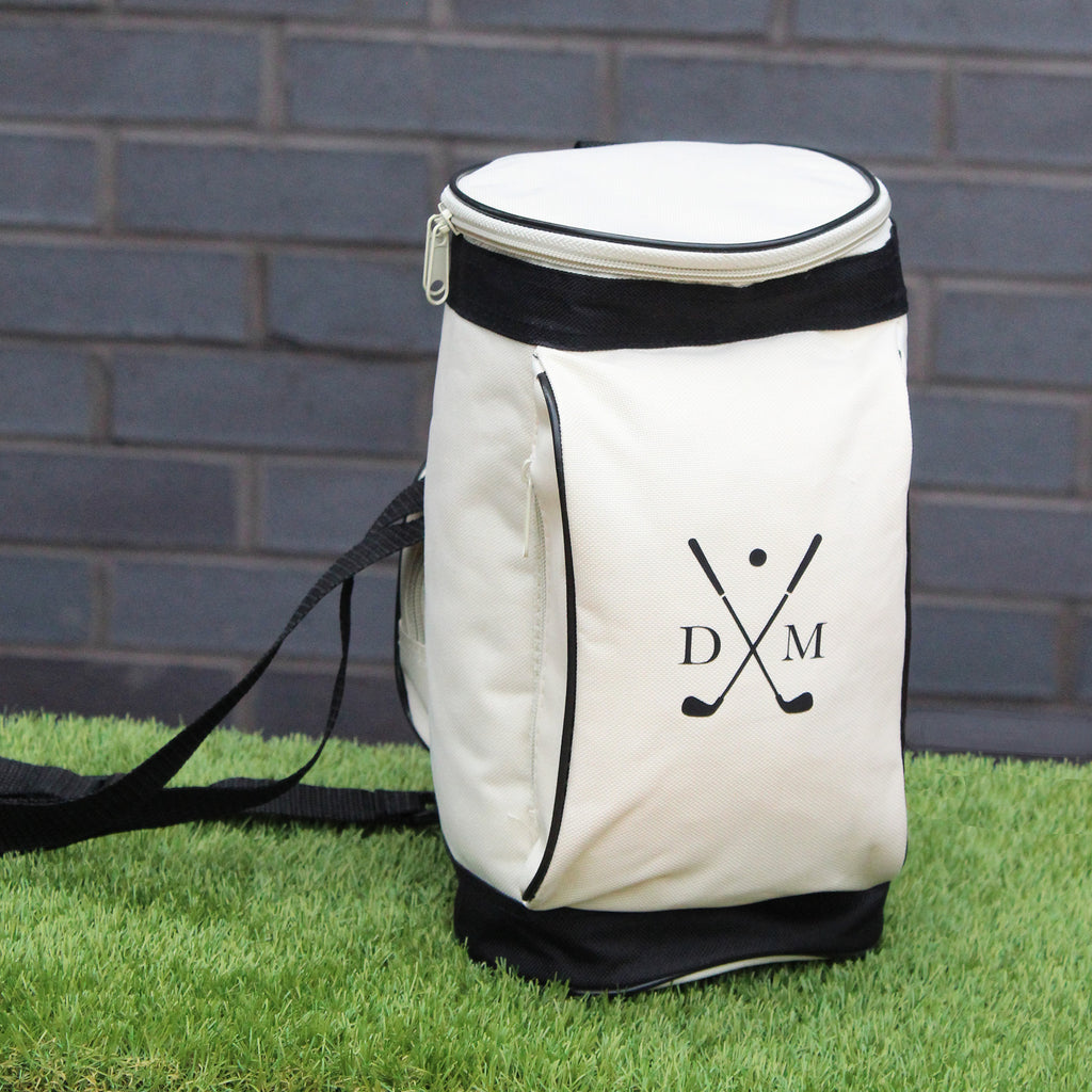 Personalised Golf Caddy Cooler Bag with Initials