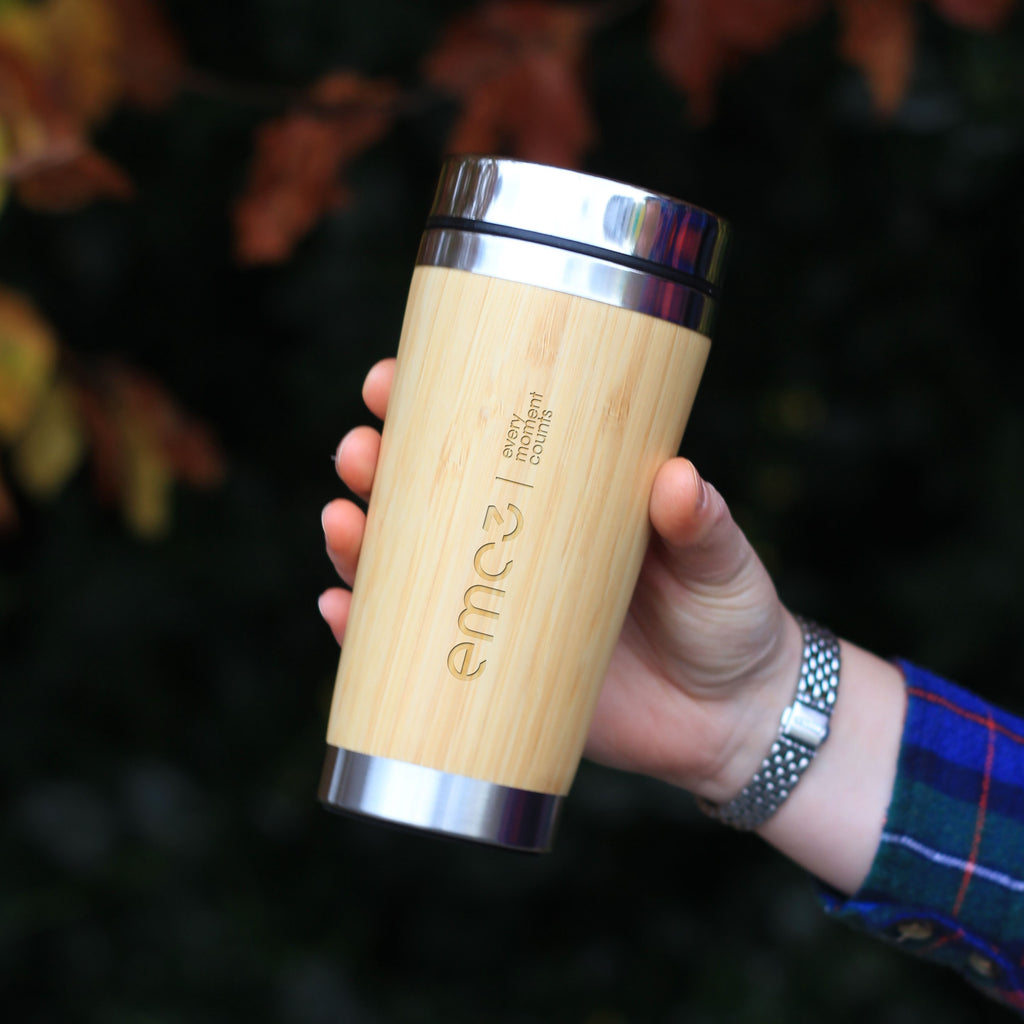 Your Business Logo Personalised on Eco Bamboo Travel Cup