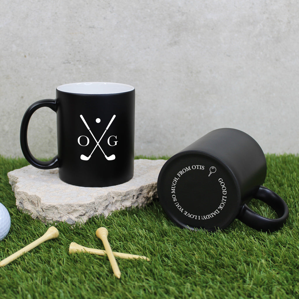 Personalised 350 ml Ceramic Golf Mug