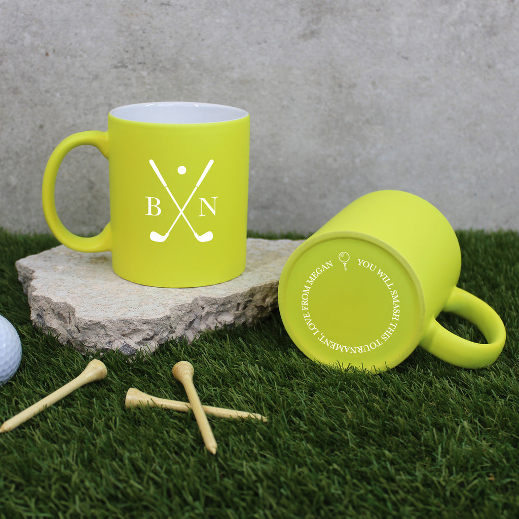 Personalised 350 ml Ceramic Golf Mug