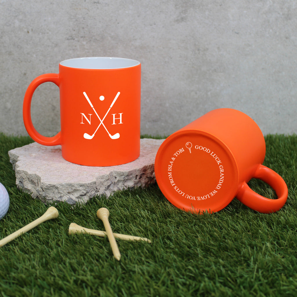 Personalised 350 ml Ceramic Golf Mug