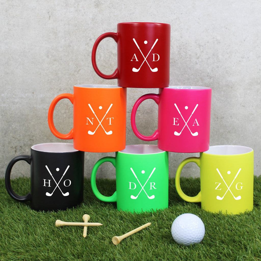 Personalised 350 ml Ceramic Golf Mug