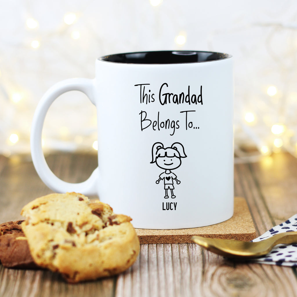 Personalised "This GRANDAD Belongs To" Coffee Mug
