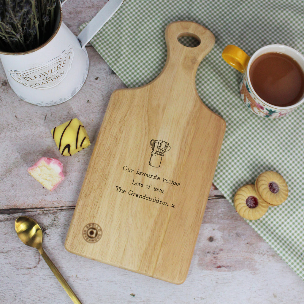 Personalised Recipe Paddle Board