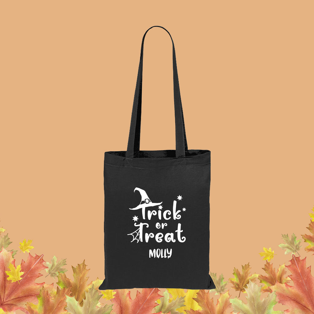 Personalised Children's Halloween Trick or Treat Tote Bag