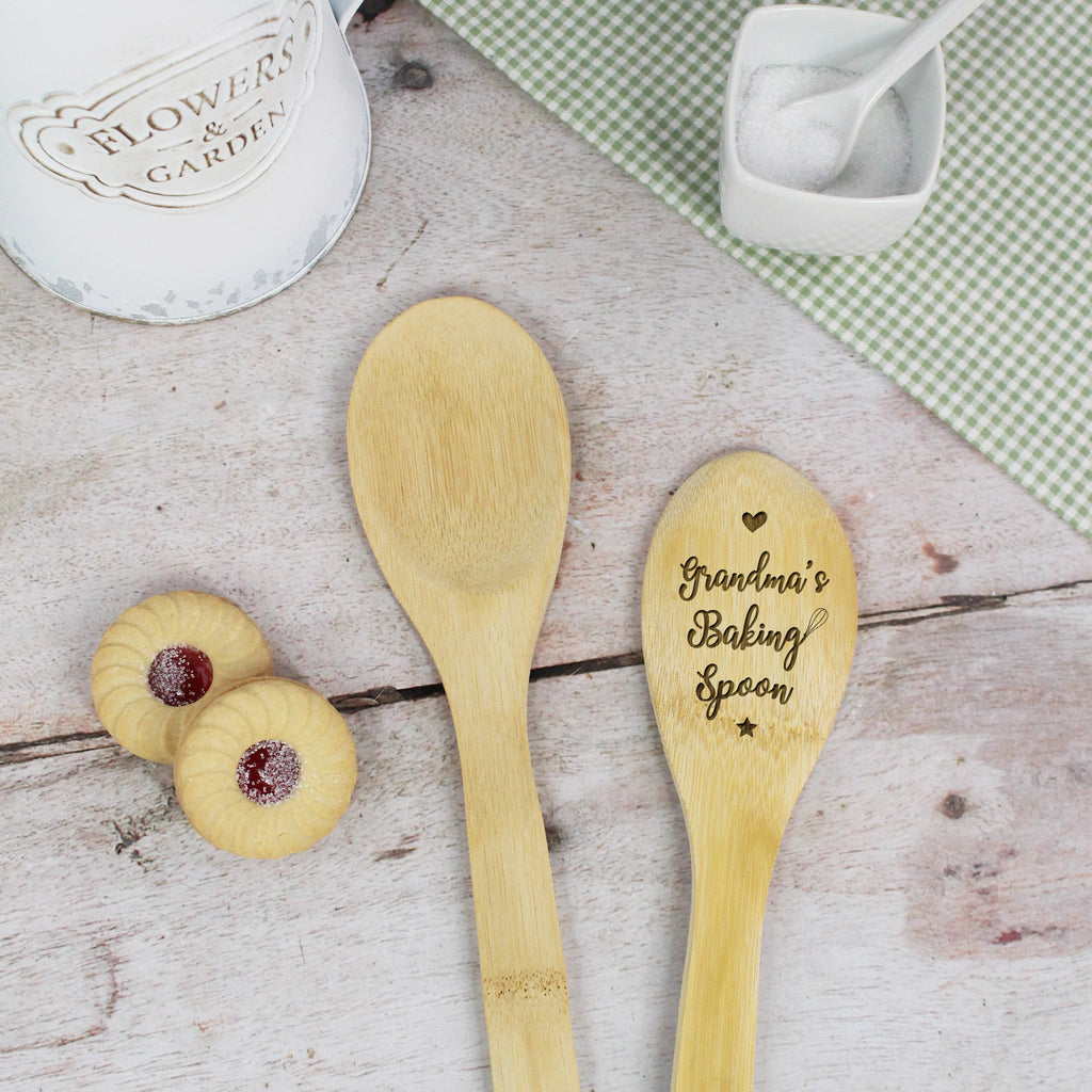 Personalised Wooden Baking Spoon