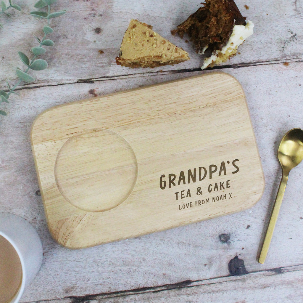 Personalised 'Grandad’s Pint & Crisps' Snack Board