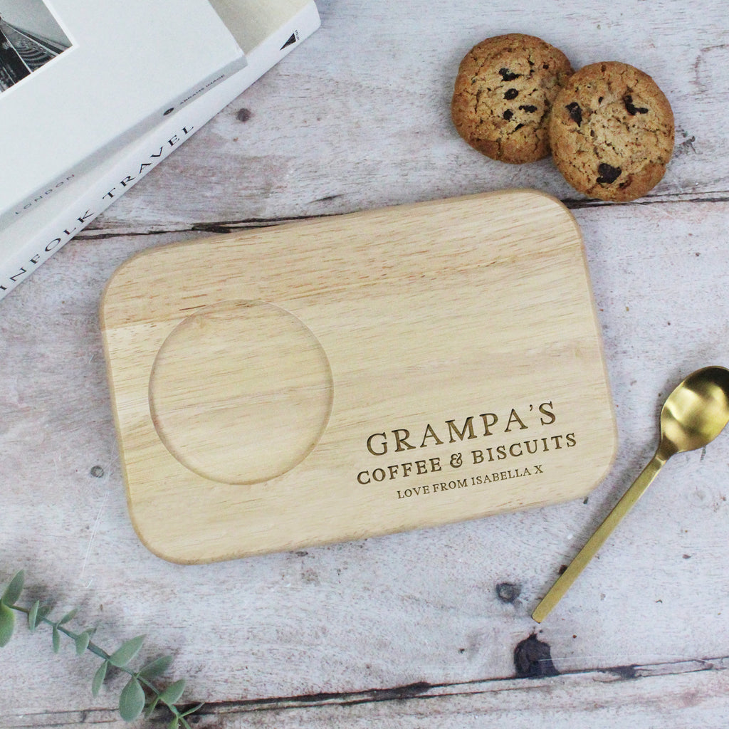 Personalised 'Grandad’s Pint & Crisps' Snack Board