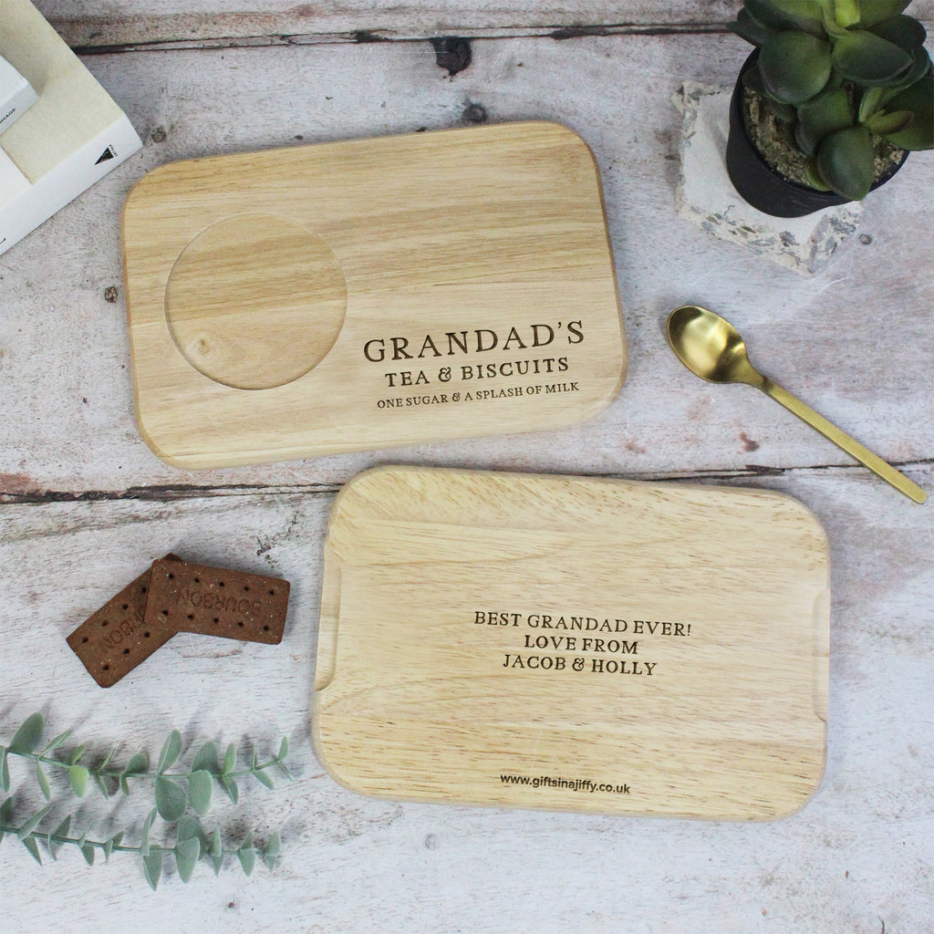 Personalised 'Grandad’s Pint & Crisps' Snack Board