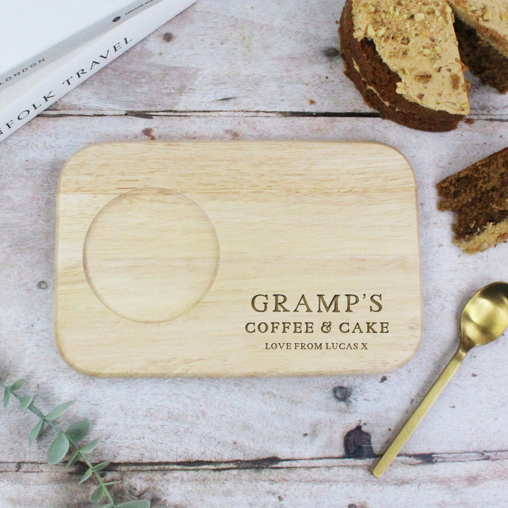 Personalised 'Grandad’s Pint & Crisps' Snack Board