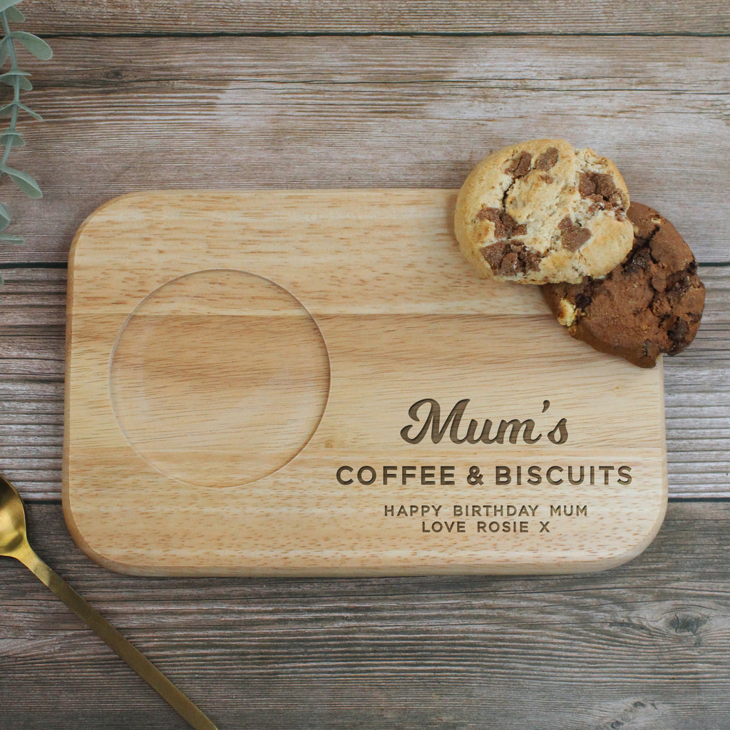 Personalised Grandad's Coffee & Biscuits Board