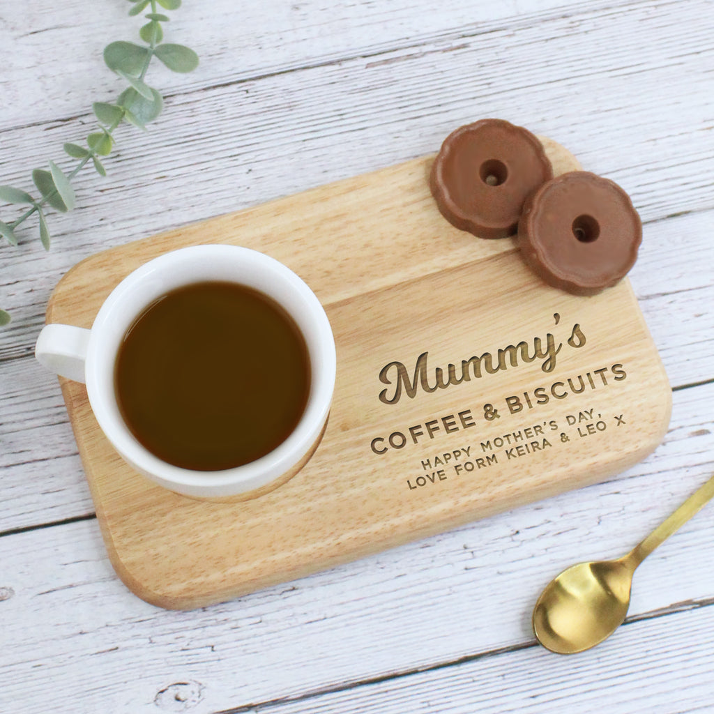 Personalised Grandad's Coffee & Biscuits Board