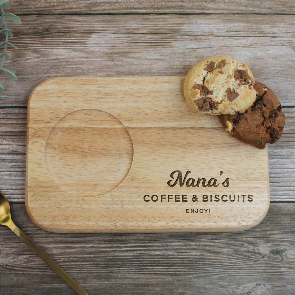 Personalised Grandad's Coffee & Biscuits Board