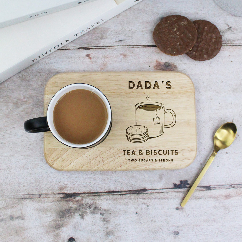 Personalised Dad’s Tea & Biscuit Board