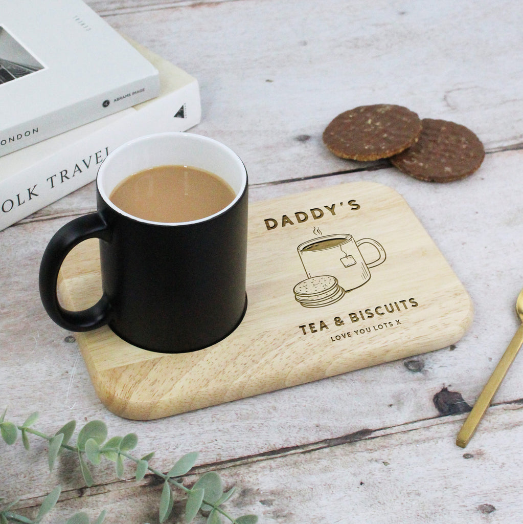 Personalised Dad’s Tea & Biscuit Board