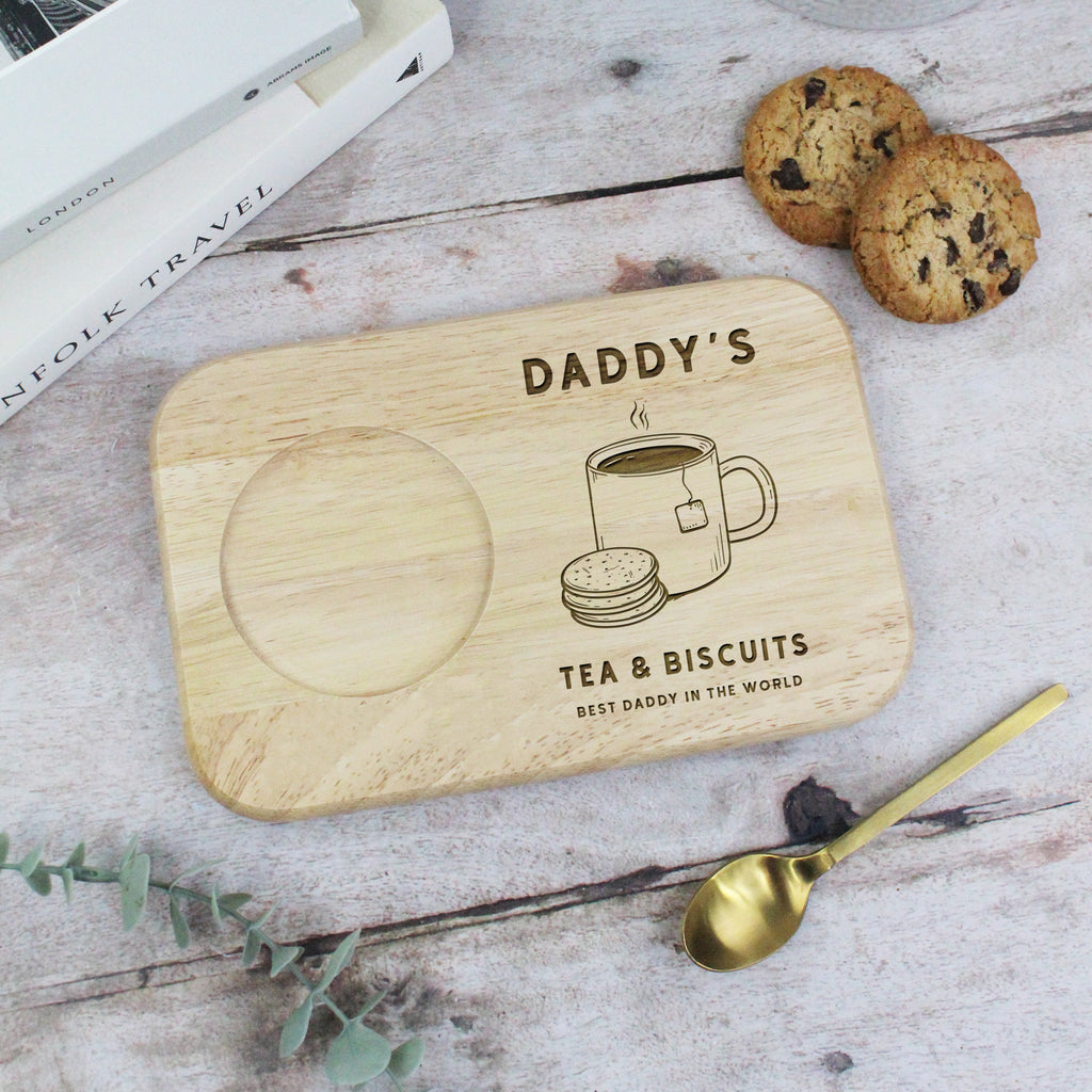 Personalised Dad’s Tea & Biscuit Board