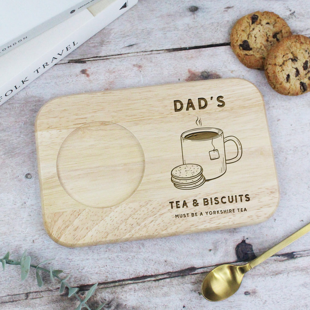 Personalised Dad’s Tea & Biscuit Board