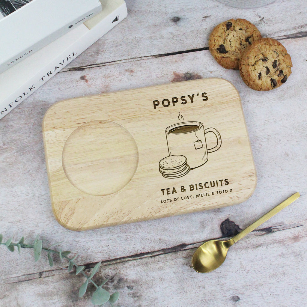 Personalised Grandad's Tea & Biscuits Board