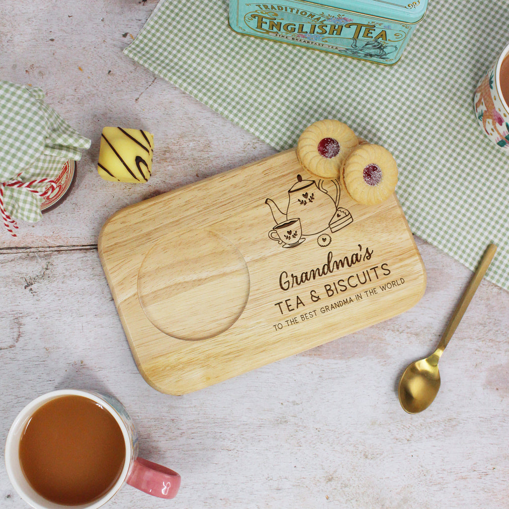 Personalised Grandma’s Tea & Biscuits Board