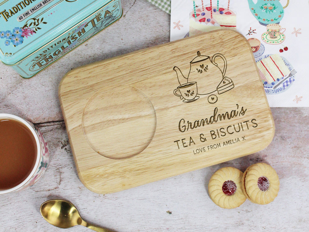 Personalised Grandma’s Tea & Biscuits Board