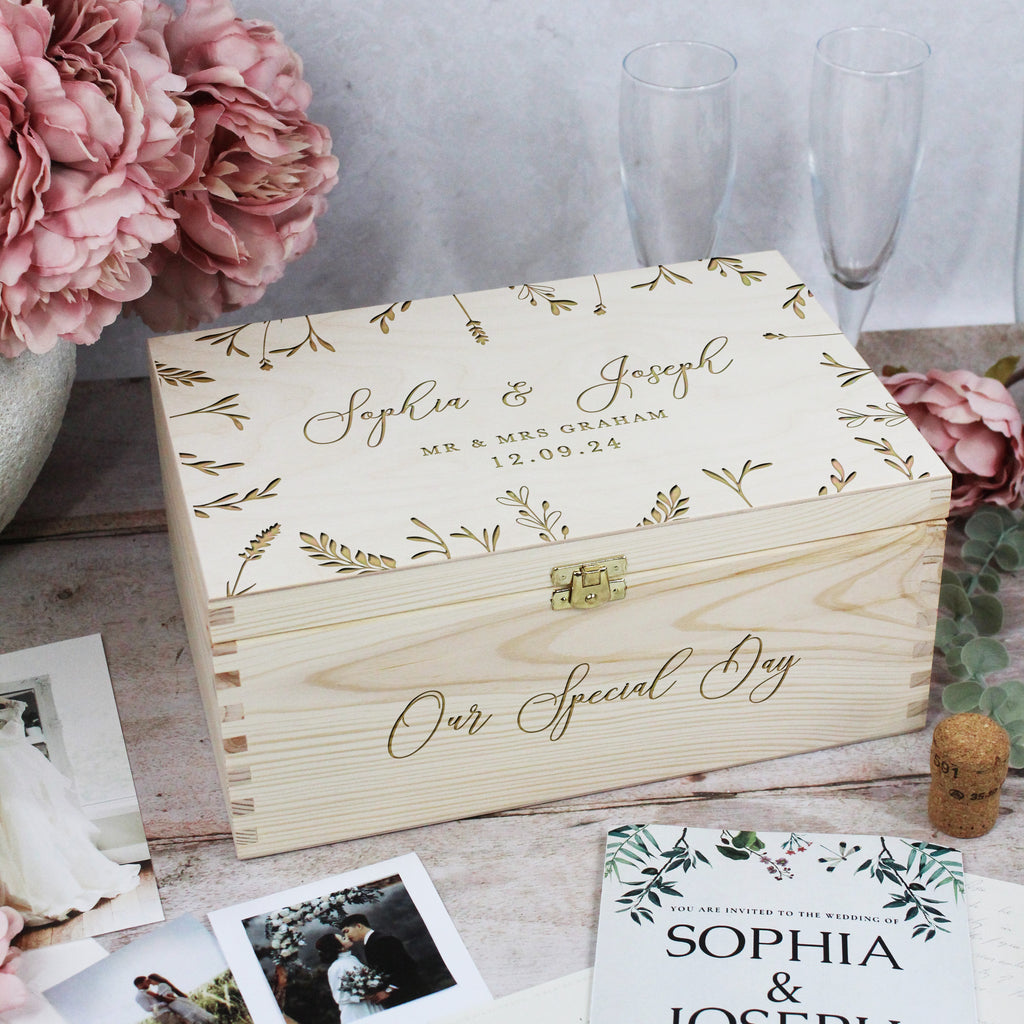 Mr & Mrs Personalised Wedding Box