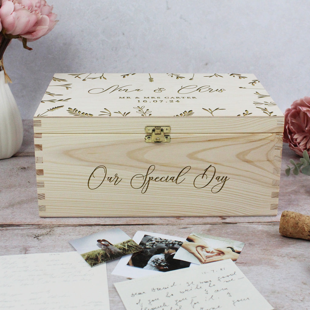 Mr & Mrs Personalised Wedding Box