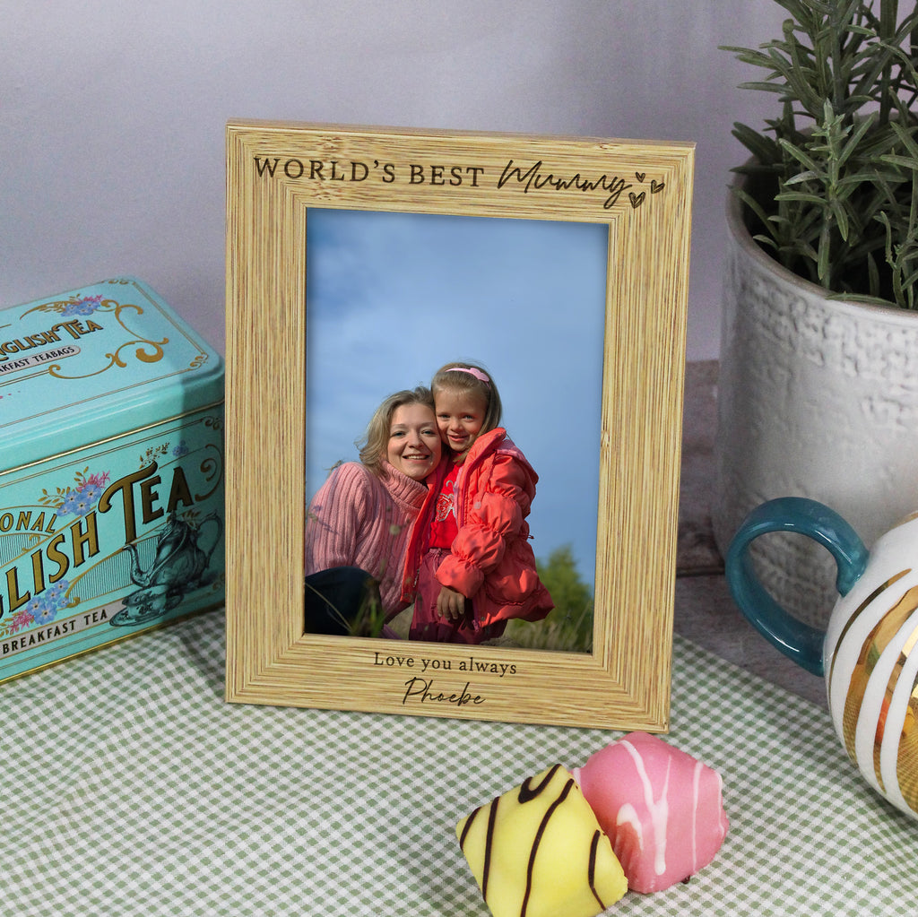 World's Best Mummy Personalised Photo Frame