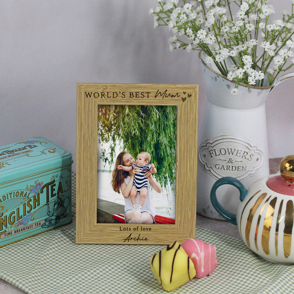 World's Best Mummy Personalised Photo Frame