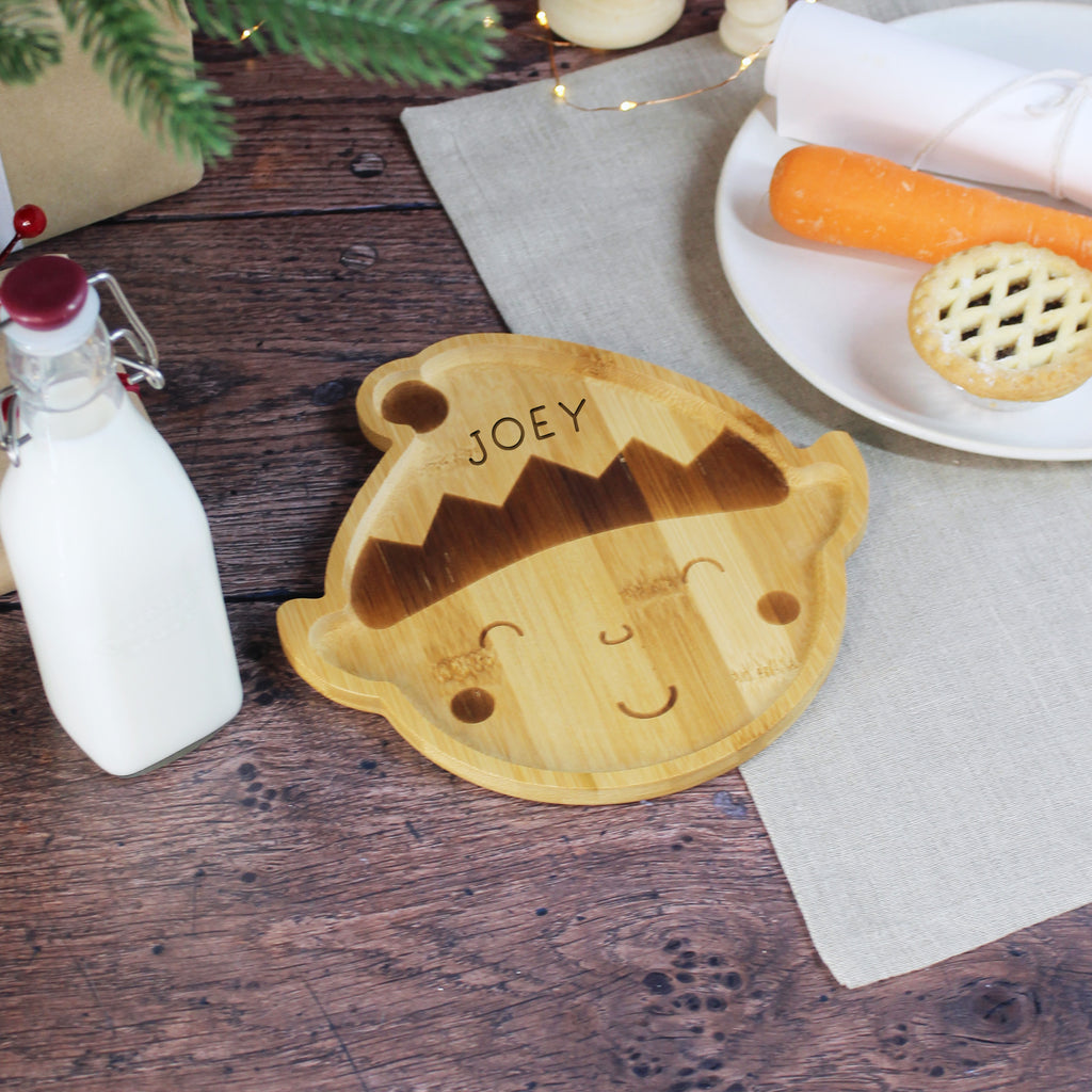 Personalised Christmas Character Plate for Kids