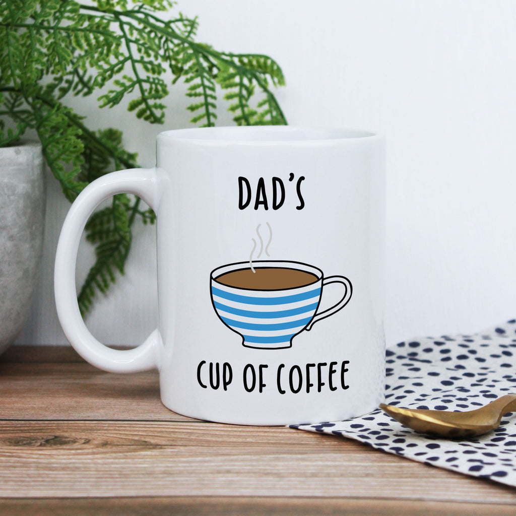 Personalised Grandad's Coffee & Biscuits Board with Mug Option