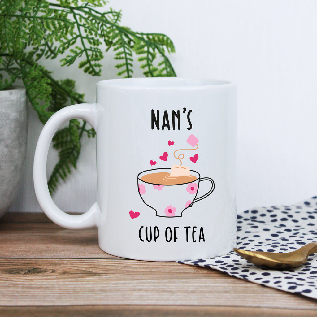 Personalised Grandma's Tea & Biscuit Board with Coffee Mug Option