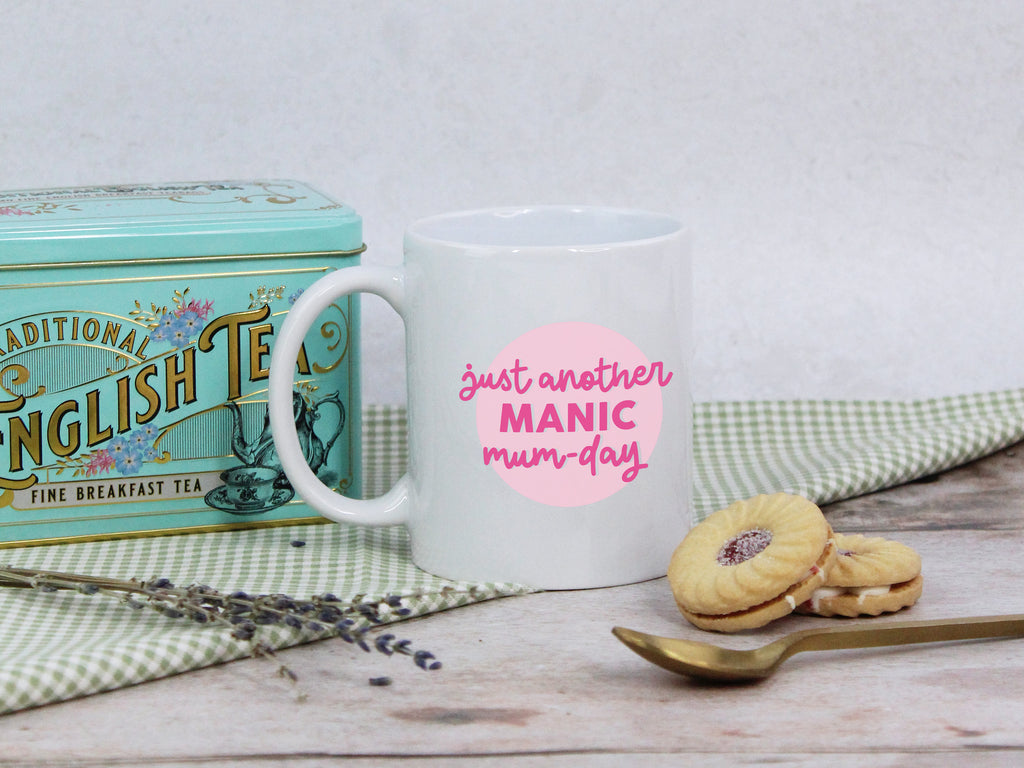 Manic Mum-Day Mug and Coaster Option
