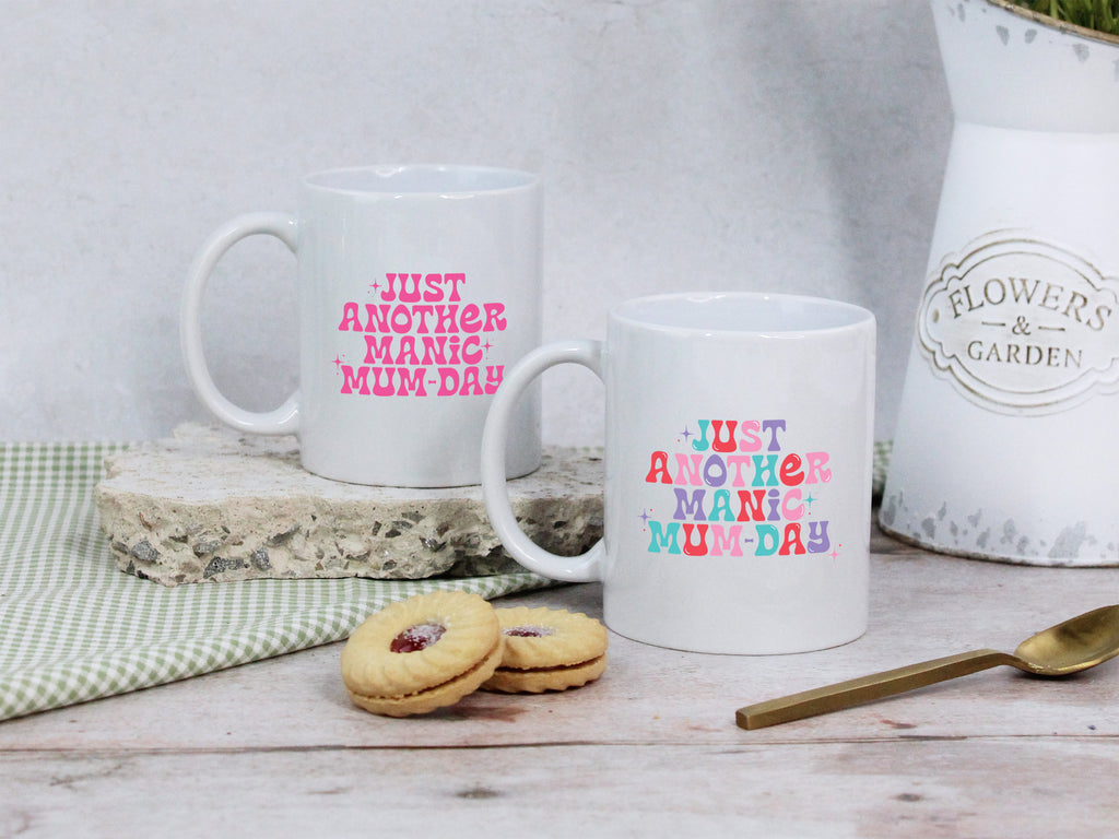  Personalised Just Another Manic Mum-Day Mug and Coaster Option