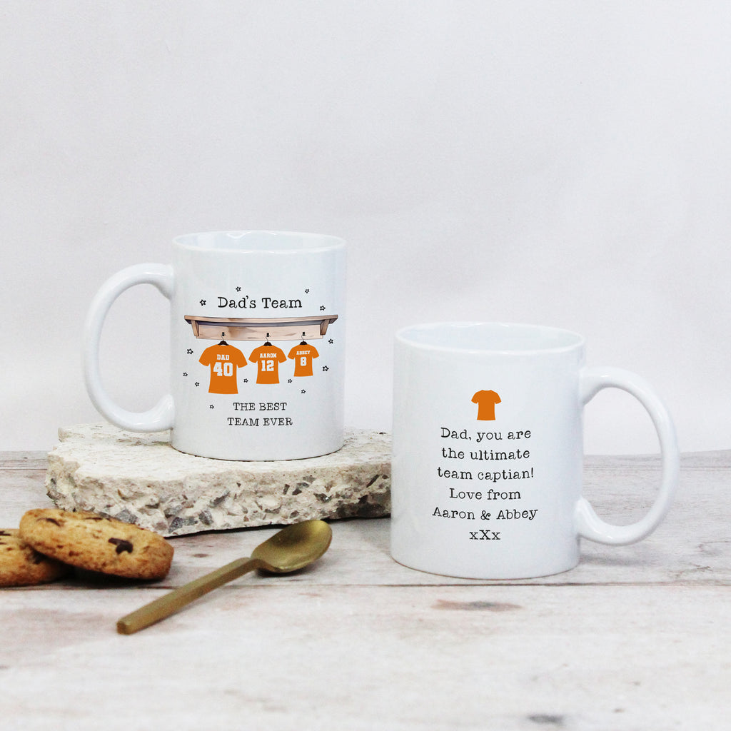 Personalised Daddy’s Football Team Coffee Mug - 350ml