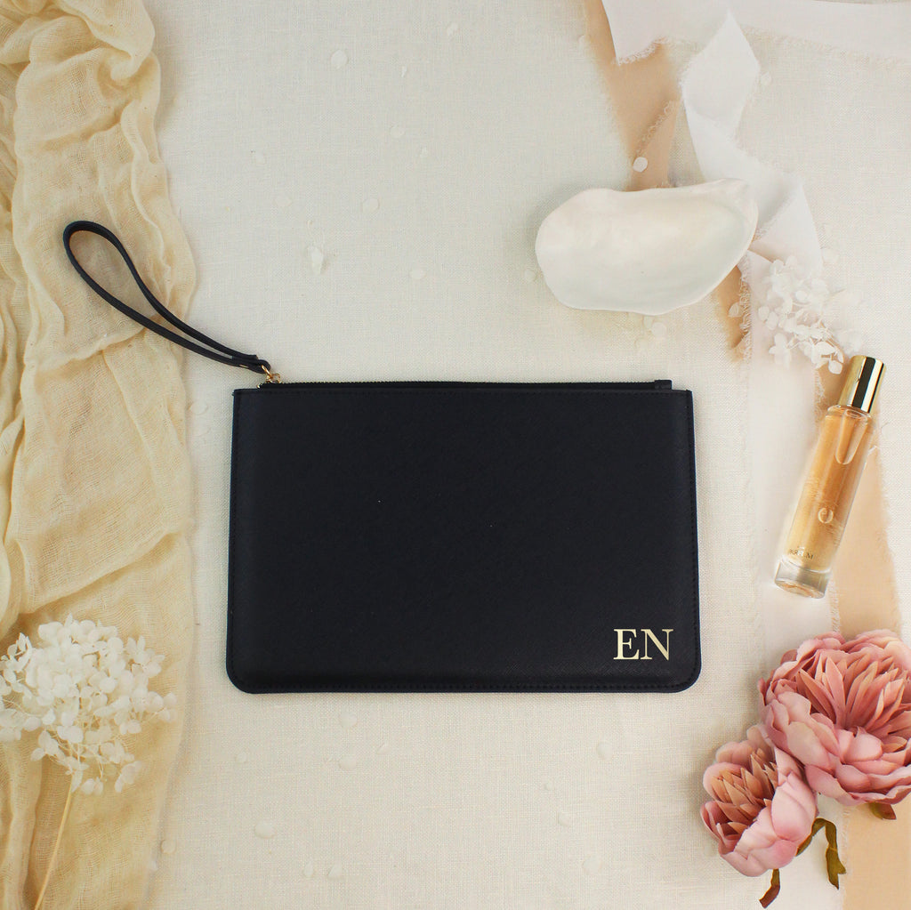 Personalised Wedding Clutch Bag with Initials