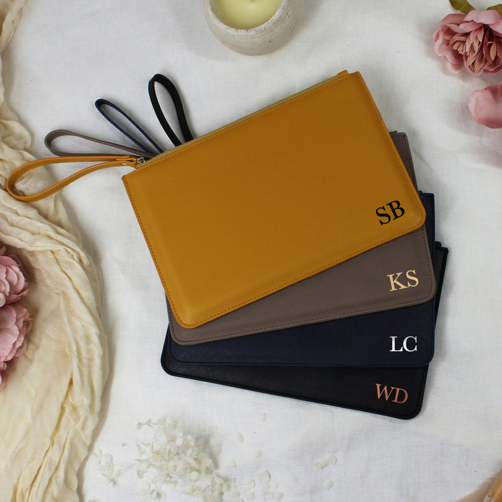 Personalised Wedding Clutch Bag with Initials