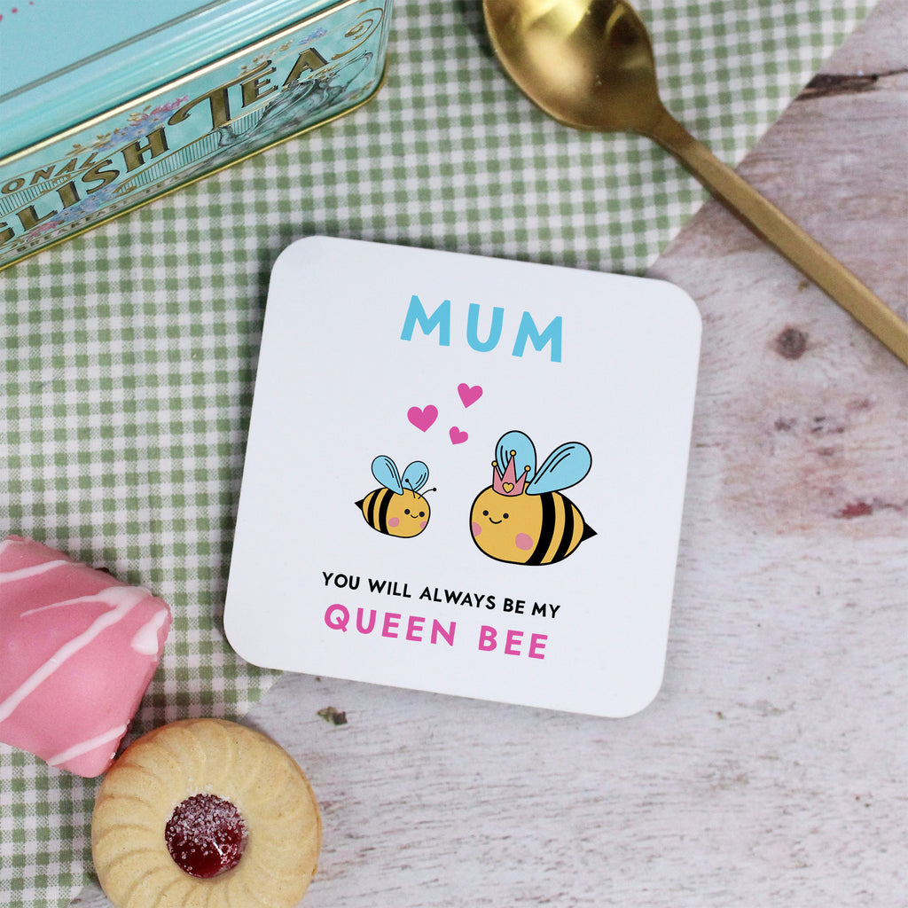 Personalised 'You Will Always Be My Queen Bee' Coffee Mug & Coaster Option