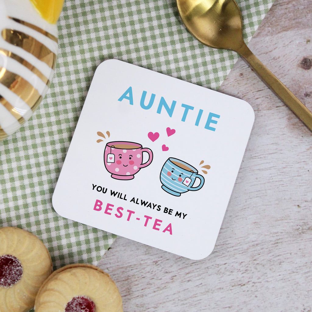 Personalised 'You Will Always Be My Best-Tea' Mug with Coaster Option