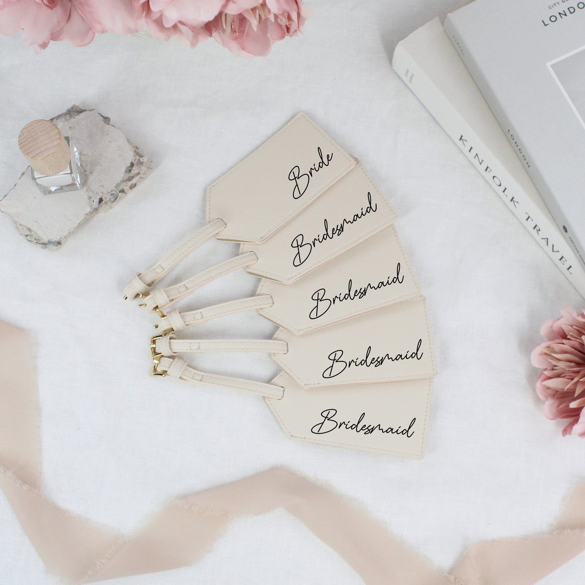 Personalised PU Leather Hen Party Luggage Tag