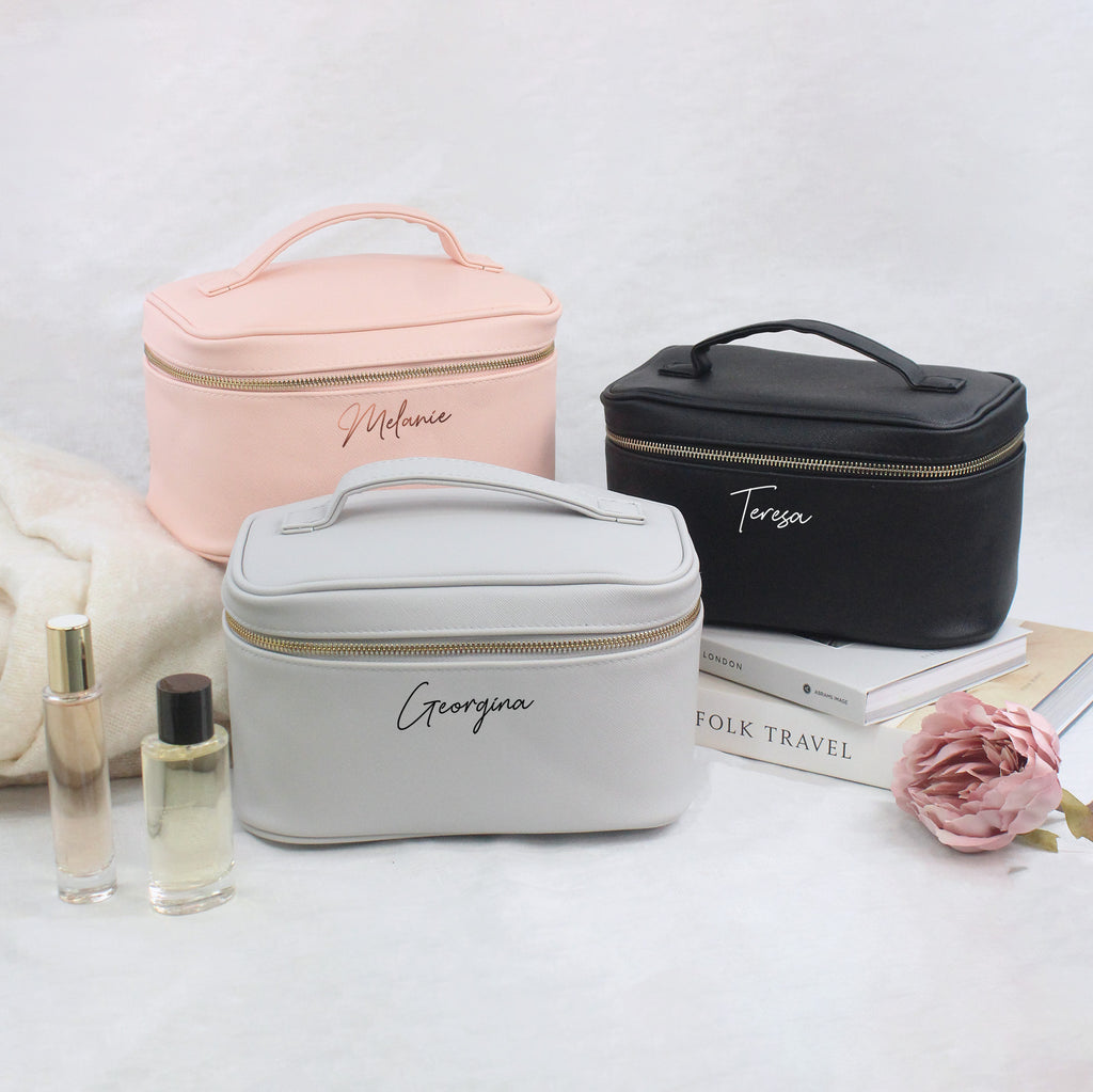 Personalised Large Vanity Case with Name