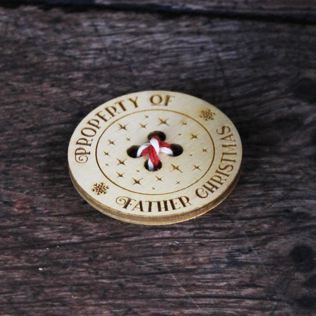 Property of Father Christmas Santa’s Lost Button