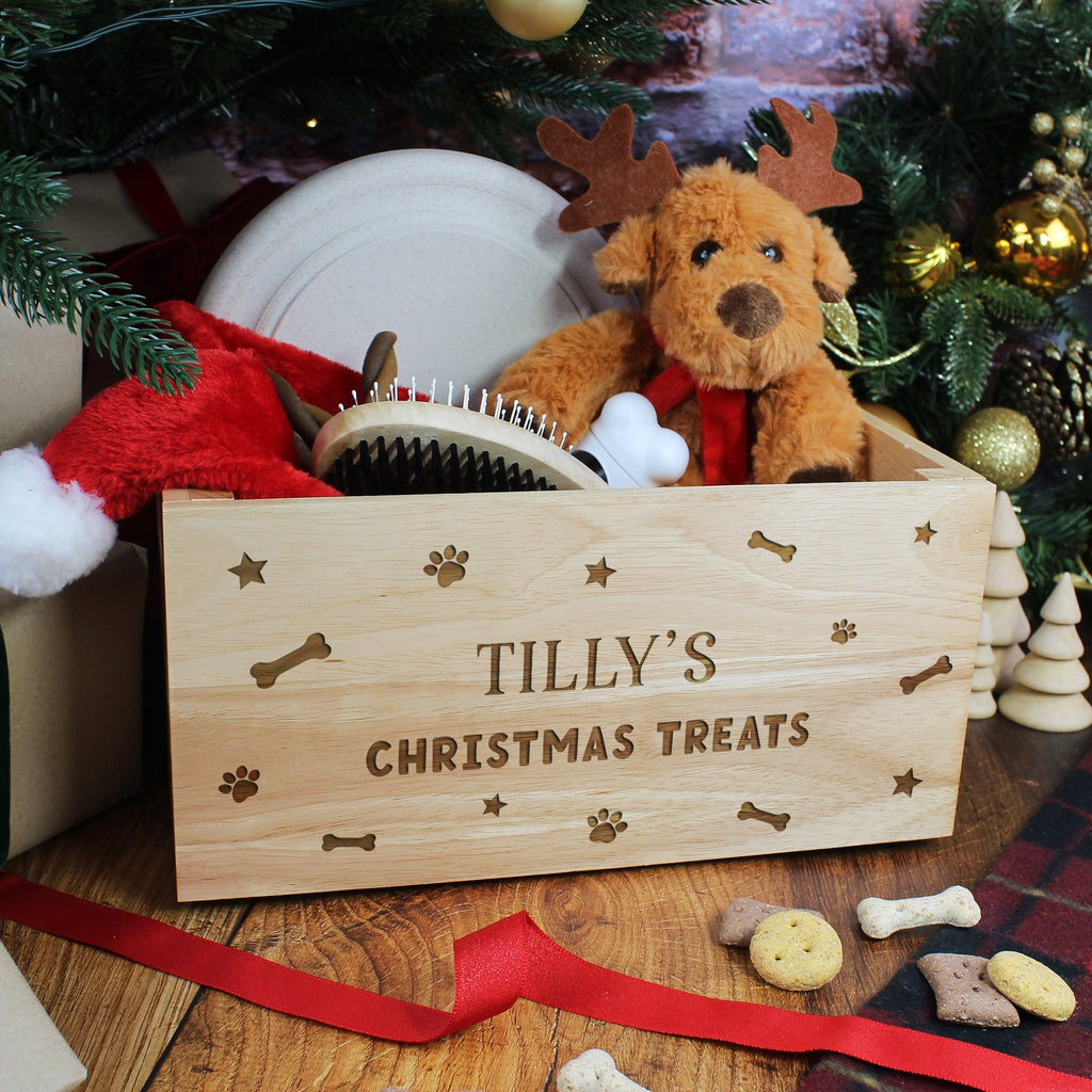 Personalised Dog's Christmas Eve Box