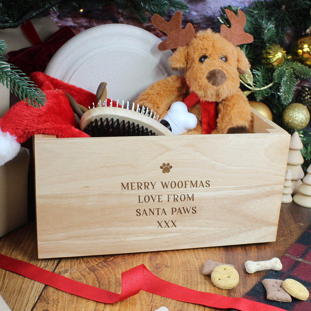 Personalised Dog's Christmas Eve Box