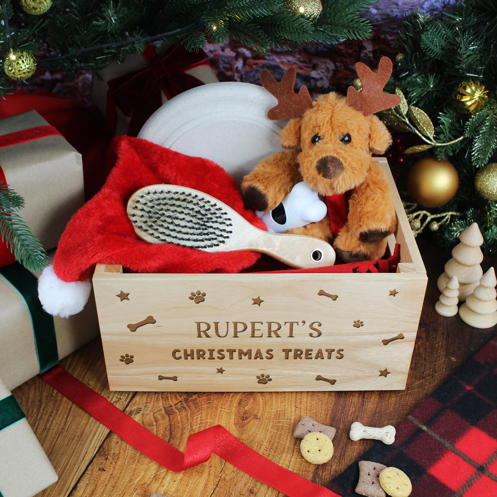 Personalised Dog's Christmas Eve Box