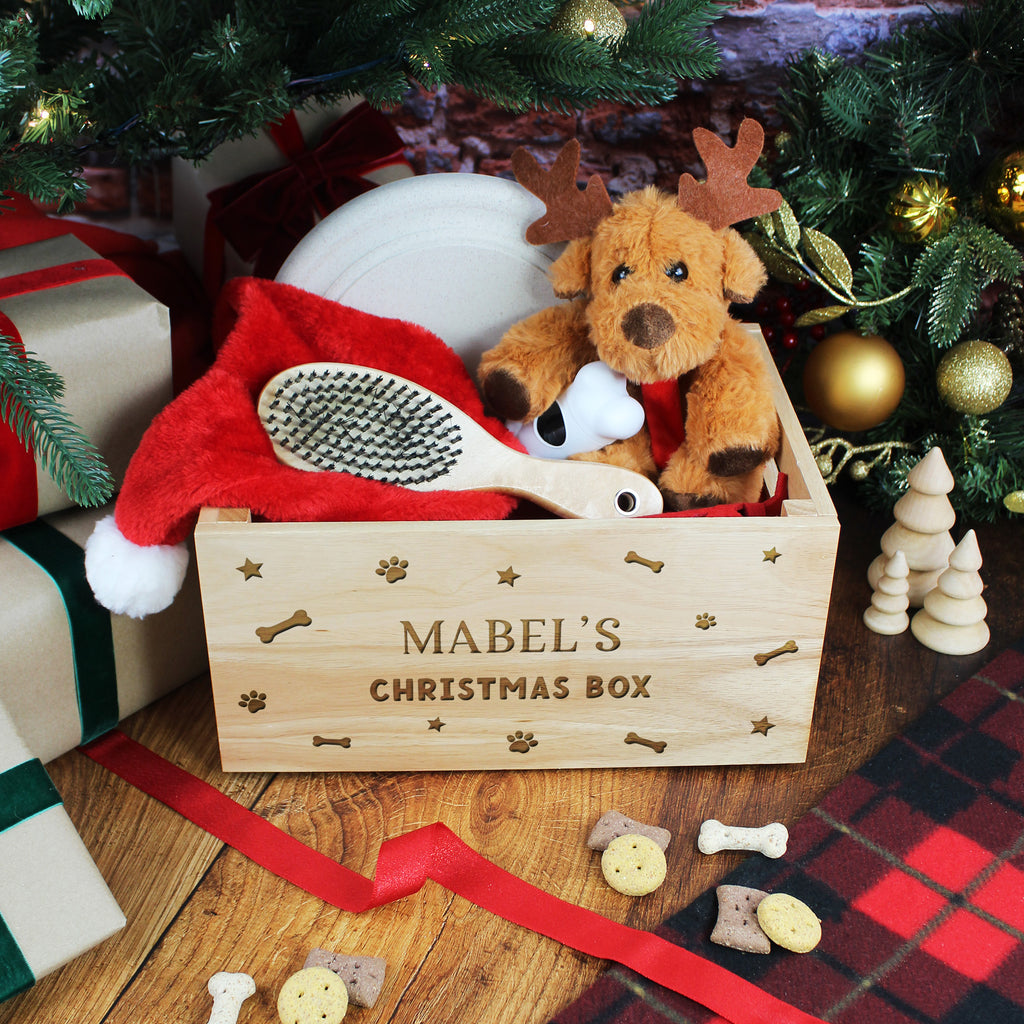 Personalised Dog's Christmas Eve Box