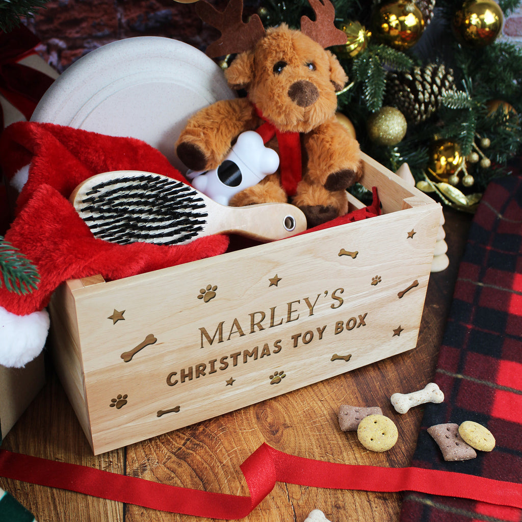 Personalised Dog's Christmas Eve Box