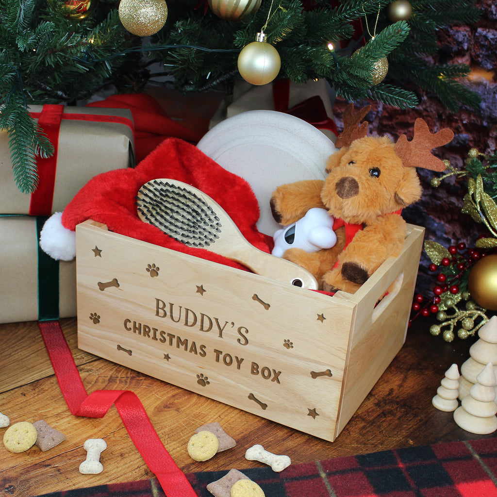 Personalised Dog's Christmas Eve Box