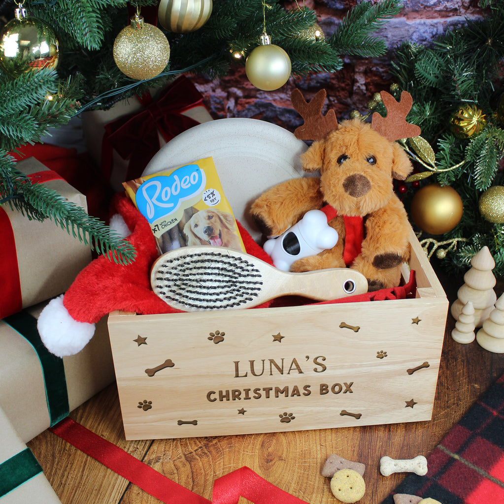 Personalised Dog's Christmas Eve Box