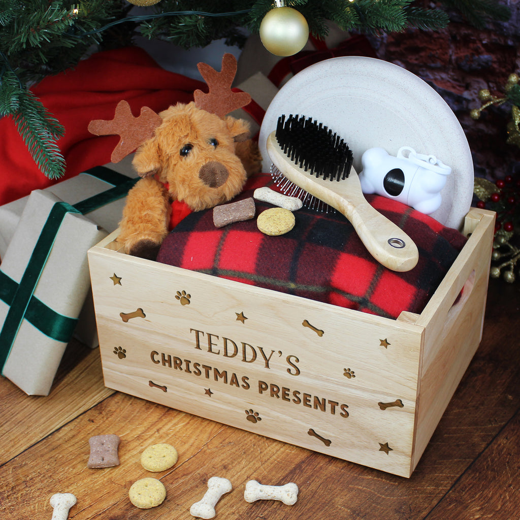 Personalised Dog's Christmas Eve Box