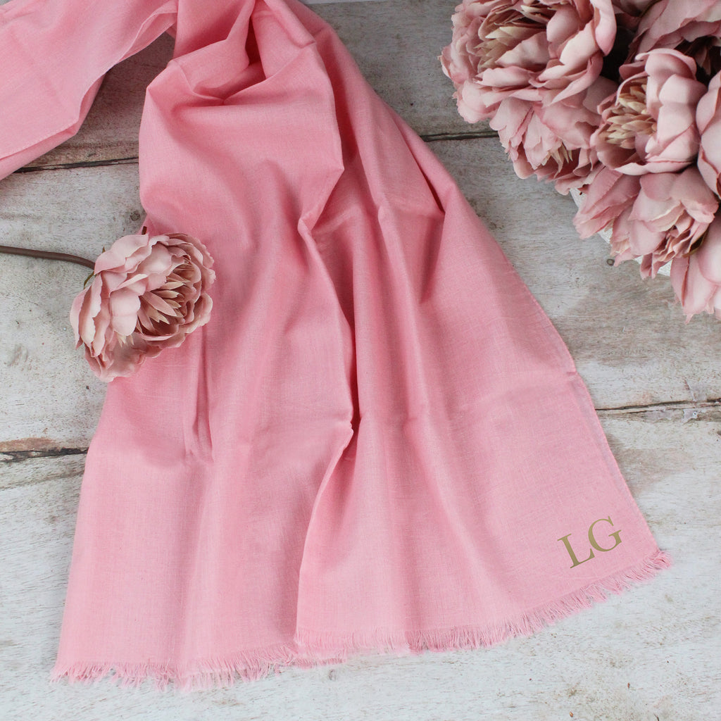 Personalised Organic Cotton Scarf